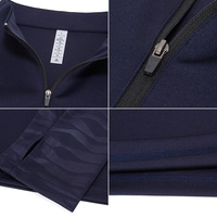 Ensemble de survêtement d'entraînement athlétique de qualité pour hommes, veste de football à manches longues pour clubs, style hiver, vente en gros