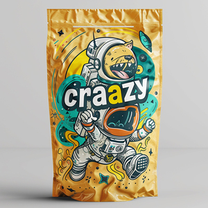 Kalee 3.5g Mylar Zipper Bags Pouch Food Storage <strong>Small</strong> Baggies Sample Bag Moisture Proof Smell Proof Packaging Cali Packs - Product Image 2