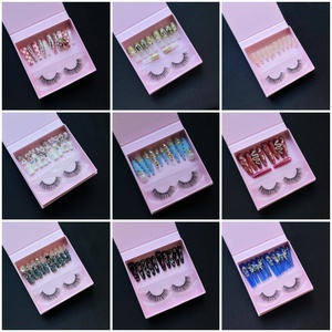 Boîtes d'emballage personnalisées pour faux cils et ongles à presser, en acrylique fait main, pour la vente en gros - Product Image 6