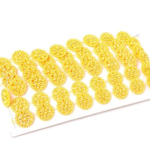 Trang Trí Vàng Sửa Chữa Nóng Hình Tròn Pha Lê Rhinestone Đính Chuỗi Cốc Rỗng - Product Image 6