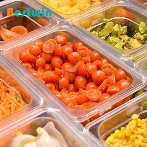Plateau de stockage de nourriture en plastique profond de 6 ''Polycarbonate PC Gastronorm Container 1/4 Gn Pan pour <span class=keywords><strong>Restaurant</strong></span> - Product Image 3