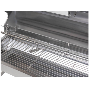 <span class=keywords><strong>Asador</strong></span> Giratorio Resistente de Acero Inoxidable, Altura Ajustable, para Exteriores, Camping y Barbacoa - Product Image 3