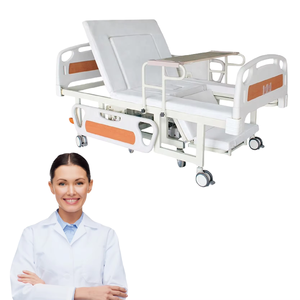 Лучшая цена, медицинская кровать <span class=keywords><strong>ICU</strong></span> с матрасом-оптовая продажа, электрическая/ручная кровать для пациента для дома/больницы-индивидуальное обслуживание OEM - Product Image 2