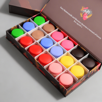 Maßgeschneiderte Luxus-Macaron-Schokoladen-Geschenkbox, Rechteckig mit Magnetverschluss, Prägung, Heißfolienprägung und Matter Cellophanierung aus Papier/Karton