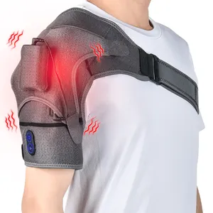 Fabricant Coussin chauffant électrique sans fil à vibration pour l'épaule Masseur pour soulager la douleur