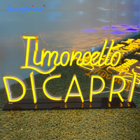 Prix d'usine personnalisé acrylique Led lettre lumière néon signe joyeux anniversaire néon personnalisé acrylique Led signe