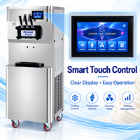 SICOTCNA – machine à crème glacée en acier inoxydable, fabricant professionnel, 3 saveurs