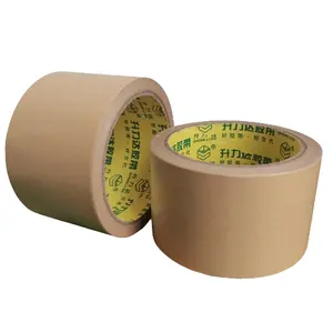 Waterproof Kraft Paper Seals Single-Sided Pressure Sensitive Adhesive No Residue Carton Sealing for Packaging