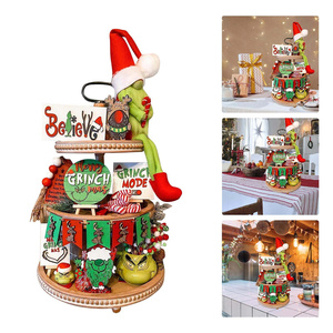 عيد الميلاد غريش 12 قطعة مجموعة الجدول الديكور عيد الميلاد ديكور المنزل الديكور بالجملة - Product Image 5