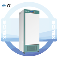 Incubateur à température et humidité constantes SCITEK 50/80/150/250/350/460L 0-65 ℃   Système de contrôle par micro-ordinateur en acier inoxydable