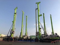Meilleur prix pour une foreuse rotative ZR420 à moteur diesel, couple maximal de 180 KN.m avec boîte de vitesses et pompe, grand mât, profondeur de forage de 70 m