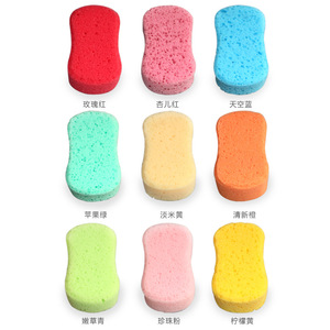 Bath Sponge Rectangle 14.5x8.5x5.5cm Multi Color For Bathing And Exfoliating - Product Image 2