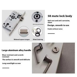 Puerta de Dormitorio de Aleación de Aluminio de Foshan, Protección Ambiental, Resistente a la Humedad, Puerta de Habitación de Panal de Aluminio Extremadamente Estrecha - Product Image 4