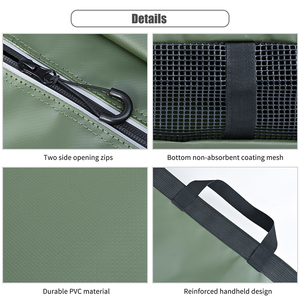 WEIHE Poissons Peser Sac Heavy Duty Grande Capacité Étanche Résistant À L'usure Sac D'atterrissage Accessoires De Pêche pour La Protection Des Poissons - Product Image 2