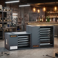 Chauffage industriel au gaz naturel LENUAN 15KW, chauffage indirect à air pour entrepôt et atelier