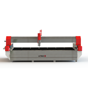 Cortadora de Chorro de Agua CNC de Alta Precisión Aitao para Piedra y Mármol con Motor de 40.5KW y Rodamiento de Engranajes, Espesor de Corte de 1500mm - Product Image 2