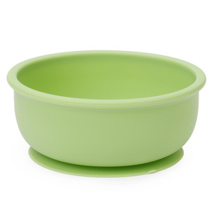 Juego de cuencos de silicona para bebé, plato de alimentación redondo con ventosa para niños de 0 a 12 meses, cuenco de comida suplementaria de Color sólido - Product Image 5