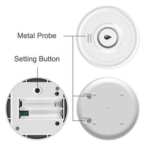 Détecteur de fuite d'eau sans fil ER-W-SQ-01 433 MHz, alarme sonore, capteur de détection d'inondation, système d'alarme de débordement d'eau Y14 - Product Image 5
