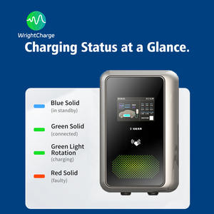 Nouvelle borne de <span class=keywords><strong>recharge</strong></span> murale intelligente avec programmation et mesure de la consommation d'énergie - Certifiée IP65 - Sortie 3,5 kW/7 kW - Compatible avec 99 % des véhicules électriques mondiaux - Optimisation des coûts pour les propriétaires de maisons - Product Image 5