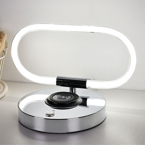 Vente chaude téléphone portable chargeur sans fil lampe de table DC alimenté gradateur contrôle pour salle de lecture dans les hôtels - Product Image 2