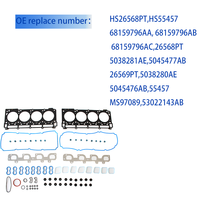 Set Gasket Kepala Silinder Mesin Cocok untuk Chrysler Dodge Ram 6.4L V8 2012-2014 OE HS26568PT HS55457