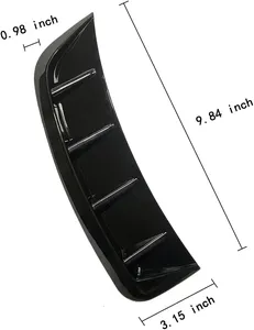 StarNav Garde-boue latéral universel, Aileron de ventilation, Cache-aileron, Plaque de protection de type ailette de requin, Pièces de voiture sportives pour évitement de collision et décoration 2 - Product Image 4