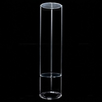 Plaque de protection en quartz sur mesure avec tige de support pour four à haute température, accessoires en silice fondue usinés CNC