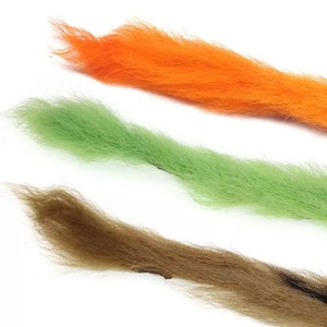 Colas de ternera natural, fibra de pelo de ternera arrugada, materiales para <span class=keywords><strong>atado</strong></span> de moscas con patrones Crazy Charlie para Bonefish <span class=keywords><strong>y</strong></span> Steelhead - Product Image 4