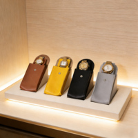 Tancy – Étui à montres en cuir multicolore vibrant avec logo personnalisé, résistant à l'eau, léger, anti-poussière, pour collectionneurs soucieux de la mode