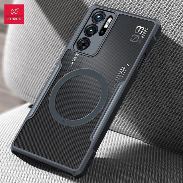 Xundd Magnetic Case for ZTE nubia Red Magic 9 Pro 9 Pro+ Case,Airbag Shockproof Back Shell for Magnet Red Magic 9 Pro Plus Case