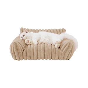 Pet Bed Rectangle Dark Gray <b>Plush</b> <b>Cat</b> Bed Four Seasons Warm Comfortable <b>Cat</b> House - Product Image 4