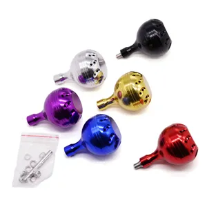 Custom Aluminum Alloy CNC Part Fishing Line Wheel Knob Electric Joystick Handle for Fishing Line