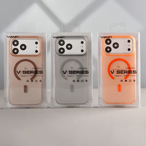เคสโทรศัพท์ใสบางแบบขายส่ง B381  วัสดุ PC  แบบแม่เหล็ก สำหรับ iPhone และ Samsung - Product Image 4