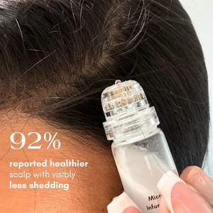 Suero Capilar Orgánico Herbal con <span class=keywords><strong>Biotina</strong></span> de Marca Privada para el Crecimiento del Cabello con Tratamiento de Romero para el Cuero Cabelludo, Anticaída y Suavizante - Product Image 4
