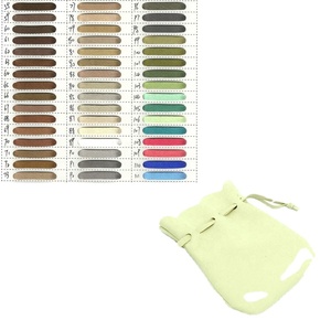 Bolsa de Joyería de Microfibra Beige con Cordón y Diseño y Logotipo Personalizados - Product Image 2