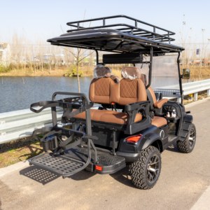 Carrito de <span class=keywords><strong>Golf</strong></span> Eléctrico Maytop de 14 Pulgadas con Neumáticos Todoterreno, Homologado para Calle, <span class=keywords><strong>Precio</strong></span> Económico, 60v, 4 Plazas - Product Image 1