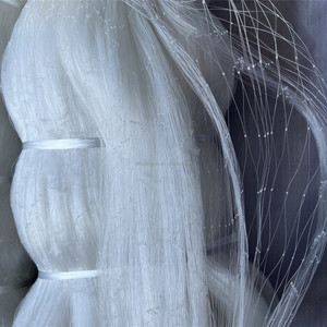 Reti da pesca monofilamento di Nylon all'ingrosso della fabbrica tutte le <span class=keywords><strong>dimensioni</strong></span> <span class=keywords><strong>rete</strong></span> da pesca semilavorata a doppia cimosa annodata - Product Image 4