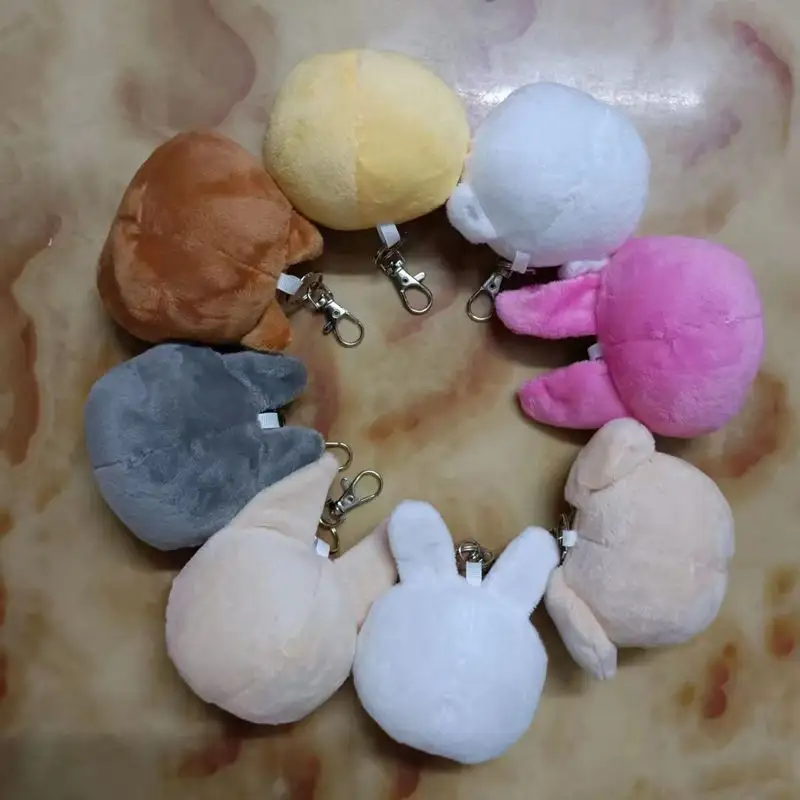 Hot Sell White Pink Bunny Pluche Stray Crianças Brinquedos Popular Cartoon Plush Stray Kid Skzo Plush Keychain Skzo Plush Keyring