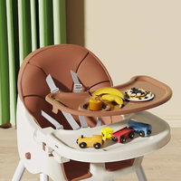 Prix d'usine chinois 3 en 1 chaises de salle à manger multifonctionnelles pour bébé chaise haute pour enfants chaise d'alimentation pour enfants