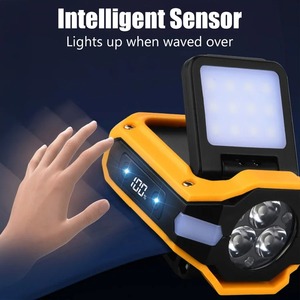 Heinast T306スーパーブライトLEDヘッドランプ3 + COBテレスコピックズームライトUSB充電式IP65防水調節可能ビーム屋外用 - Product Image 6