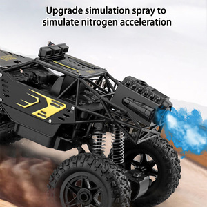 Auto de Carreras a <span class=keywords><strong>Control</strong></span> <span class=keywords><strong>Remoto</strong></span> de Moda Todoterreno 4WD <span class=keywords><strong>Monster</strong></span> Truck de Escalada, Carro de Carreras 6WD - Coche de Juguete Recargable - Product Image 4