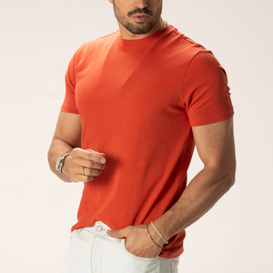 Tùy Chỉnh 95 Cotton 5Spandex Mỏng Phù Hợp Với In Thương Hiệu Người Đàn Ông Của T-Shirt Chất Lượng Cao In Ấn Nén T Áo Sơ Mi Cho Nam Giới - Product Image 2