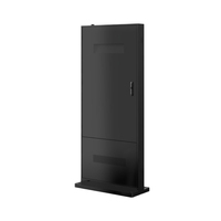 Pantalla LCD para Exteriores de 98 Pulgadas, Alto Brillo (3000 Nits), IP65 Impermeable, Kiosco Digital con Animación de Texto, para Centros Comerciales, SDK, de Pie