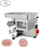 Hachoir à viande commercial de petite taille 1800W, trancheuse, hachoir multifonctionnel pour le bœuf, le porc, le poisson, équipement de restauration, cantine
