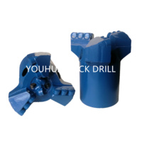 120mm 3 ailes PDC Concave Bit Non Carottage Pdc Foret pour Puits D'eau Minier