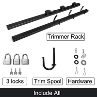 Lmetjh Mech — support de tondeuse en acier Durable, à assemblage facile, verrouillable, 3 supports pour tondeuse à gazon