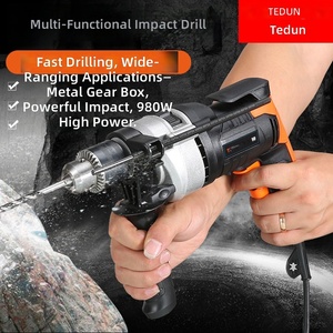 800W Electric Rotary Hammer <b>Drill</b> 220V Portable 6-18mm Drilling 900BPM Brushless Motor 95.9ft-lb Torque 3-Year Warranty for DIY - Product Image 3