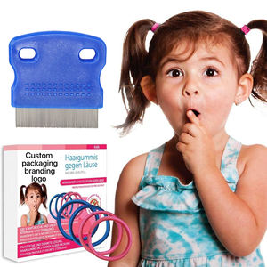 Bande de cheveux pour enfants peigne <span class=keywords><strong>anti</strong></span>-<span class=keywords><strong>poux</strong></span> Kit de traitement de bande de cheveux <span class=keywords><strong>anti</strong></span>-<span class=keywords><strong>poux</strong></span> prévention naturelle non toxique sans danger pour tous les cheveux tête enfants - Product Image 4