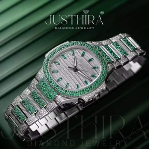 High Quality Moissanite Diamond Quartz <b>Watch</b> <b>Men</b> Business Style Waterproof <b>Wrist</b> <b>Watch</b> Available At Wholesale Price - Product Image 5