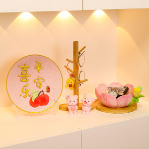 Ruijie Tulip Shape Jewelry Box 1-3L <b>Standing</b> Multifunctional <b>Desktop</b> Storage Decor Gift - Product Image 2